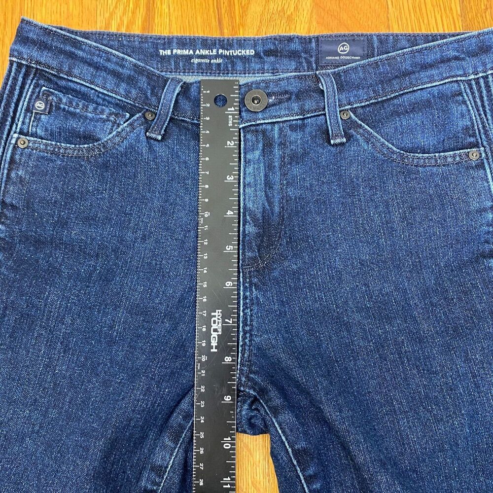Adriano Goldschmied‎ jeans women's 27x28 prima cigarette ankle led1864 USA Made - Picture 12 of 14